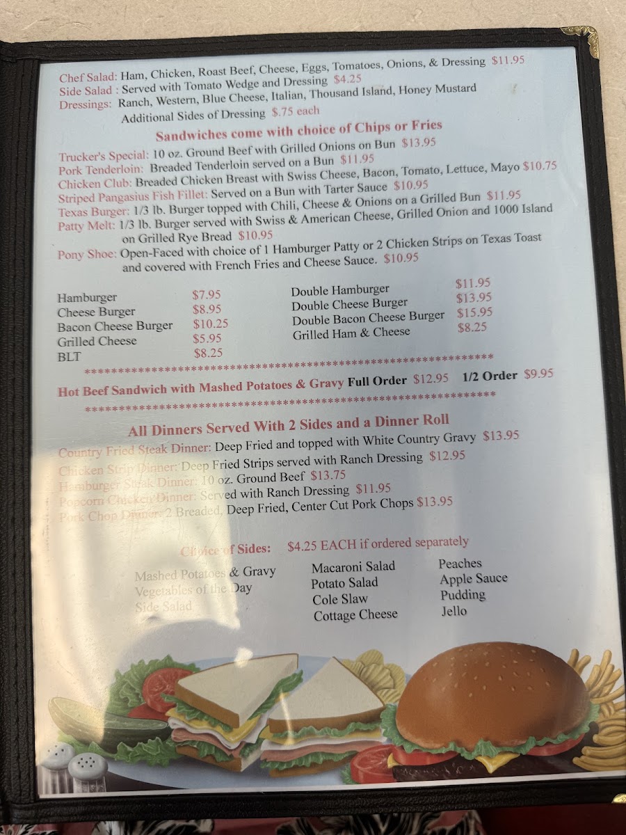 Joe's Diner West Menu - Image 3
